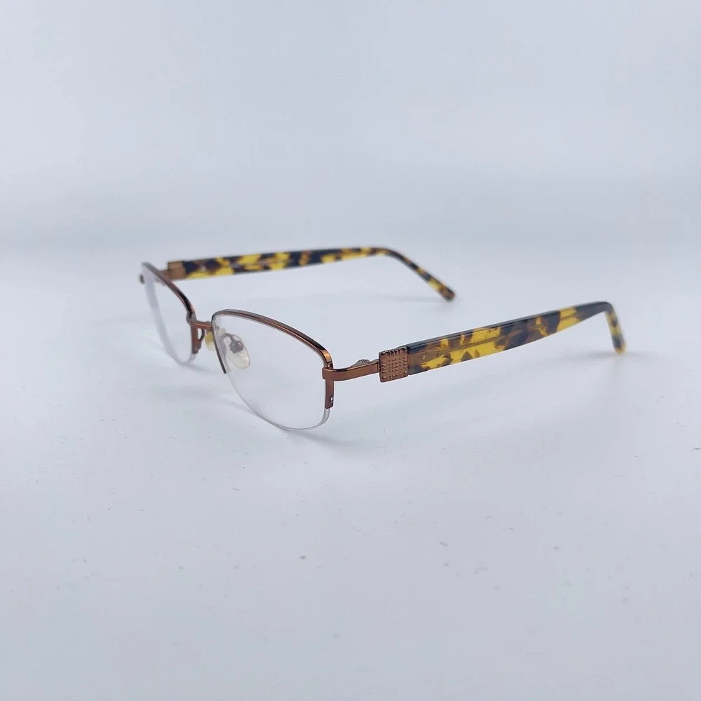 London‎ Fog LF407 02 Women Eyeglasses Frame Multi Tortoise Half Rim 53-17-140 mm